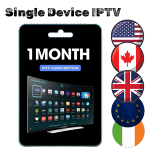 IPTV Ireland 1 month $5.99 - Irish IPTV Subscription